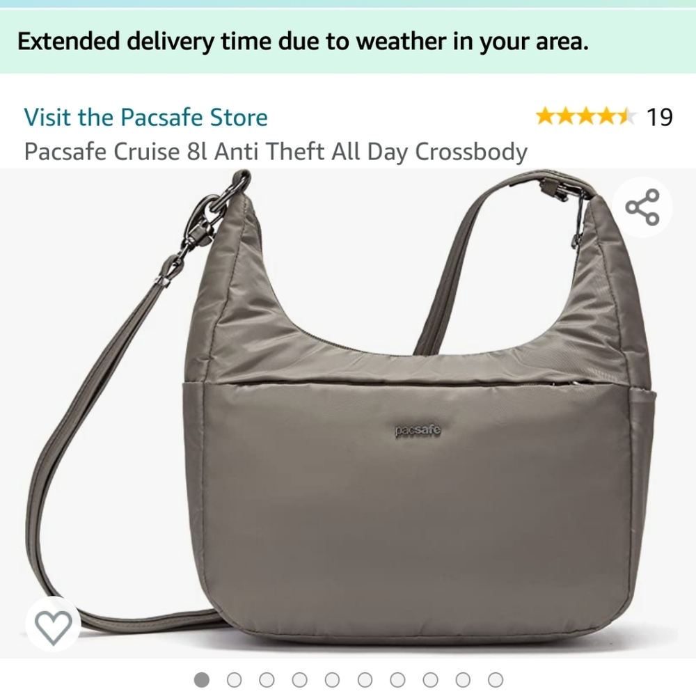 Pacsafe ebag  medium to large